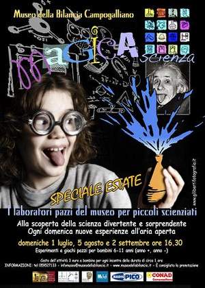 Magica Scinza, laboratori per bambini al Museo della Bilancia, Campogalliano